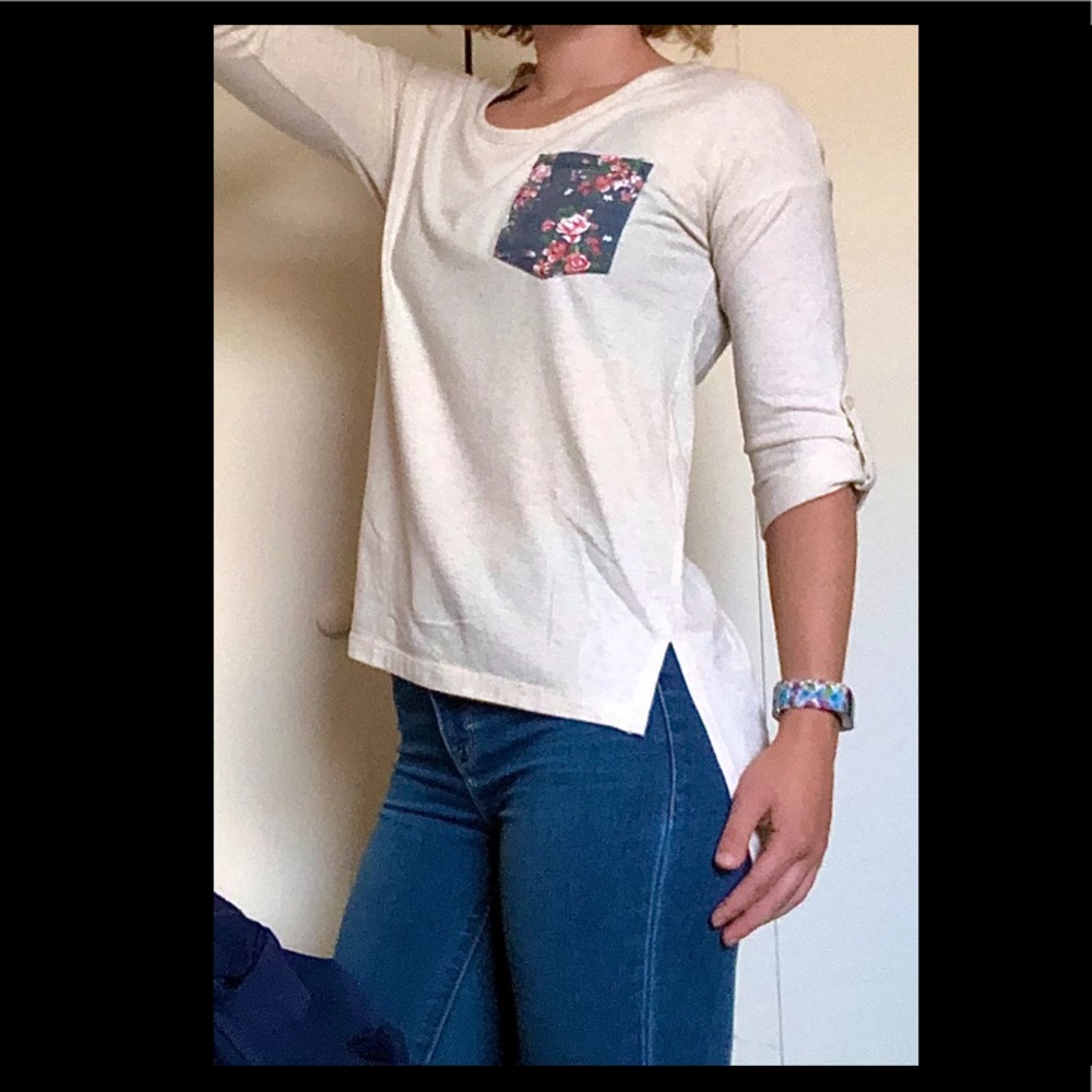 Rue 21 - 3/4 sleeve shirt with pocket